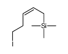 Silane, (5-iodo-2-pentenyl)trimethyl- Structure