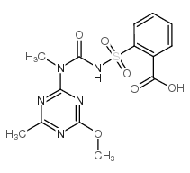 苯磺隆(母酸)结构式
