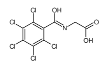 2-[(2,3,4,5,6-pentachlorobenzoyl)amino]acetic acid Structure