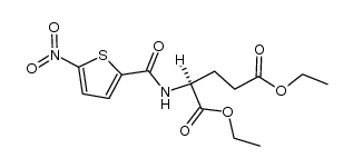diethyl N-(5-nitro-2-thienoyl)-L-glutamate Structure