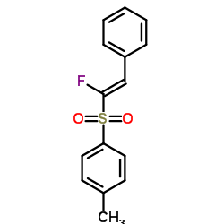 (E)-1-Fluoro-2-phenylvinyl 4-methylphenyl sulfone Structure