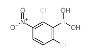 26-二氯-3-硝基苯硼酸结构式