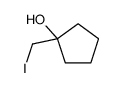 1-(iodomethyl)cyclopentan-1-ol结构式