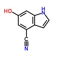 4-氰基-6-羟基(1H)吲哚结构式