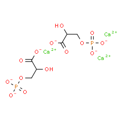 D(-)3-PHOSPHOGLYCERIC ACID CALCIUM structure