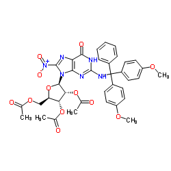 N-(4,4'-Dimethoxytrityl)-8-nitroguanosine 2',3',5'-Triacetate picture