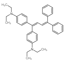 (1,1-Bis(4-diethylaminophenyl)-4,4-diphenyl-1,3-butadiene) Structure