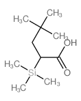 Pentanoic acid,4,4-dimethyl-2-(trimethylsilyl)-结构式