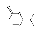 3-acetoxy-4-methyl-1-pentene结构式
