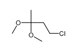 1-chloro-3,3-dimethoxybutane Structure