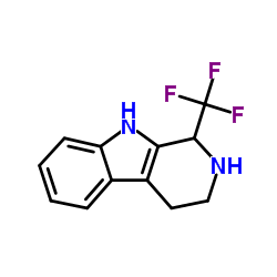 1-TRIFLUOROMETHYL-2,3,4,9-TETRAHYDRO-1H-B-CARBOLINE structure
