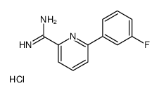 6-(3-氟苯基)吡啶甲酰胺盐酸盐结构式