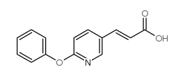 3-(6-苯氧基-3-吡啶)丙烯酸结构式