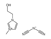 1-(2-羟乙基)-3-甲基咪唑二氰胺结构式