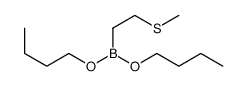 dibutoxy(2-​methylsulfanylethyl)​borane Structure