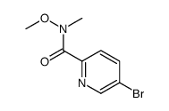 5-Bromo-N-methoxy-N-methylpicolinamide Structure