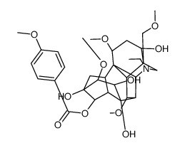 14-Anisoylaconine Structure