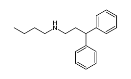 N-(3,3-diphenylpropyl)butan-1-amine Structure