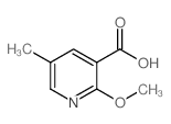2-甲氧基-5-甲基烟酸结构式