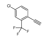 4-CHLORO-1-ETHYNYL-2-(TRIFLUOROMETHYL)-BENZENE Structure