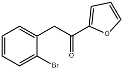 2-(2-溴苯基)-1-(呋喃-2-基)乙-1-酮结构式