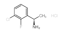 (R)-1-(3-氯-2-氟苯基)乙胺盐酸盐结构式