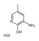 3-氨基-2-羟基-5-甲基吡啶盐酸盐结构式