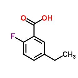 5-Ethyl-2-fluorobenzoic acid Structure