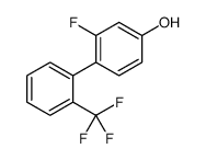 3-fluoro-4-[2-(trifluoromethyl)phenyl]phenol结构式