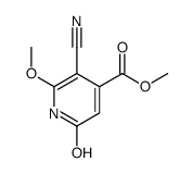 methyl 3-cyano-2-methoxy-6-oxo-1H-pyridine-4-carboxylate Structure