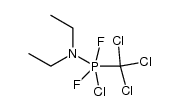 chloro(diethylamino)difluoro(trichloromethyl)phosphorane结构式