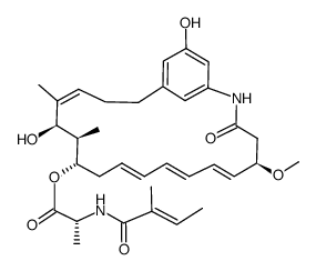 (+)-Trienomycin F Structure