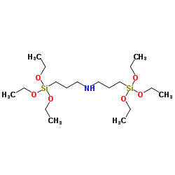 Bis(3-triethoxysilylpropyl)amine Structure