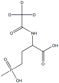 N-Acetyl-d3-glufosinate结构式