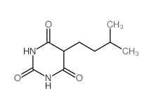 2,4,6(1H,3H,5H)-Pyrimidinetrione,5-(3-methylbutyl)- Structure