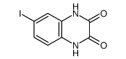 2,3-QUINOXALINEDIONE, 1,4-DIHYDRO-6-IODO- Structure
