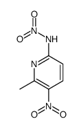 N-(6-methyl-5-nitropyridin-2-yl)nitramide结构式