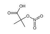 2-Methyl-2-(nitrooxy)propanoic acid Structure