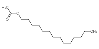 顺-9-十四碳烯-1-醇乙酸酯结构式