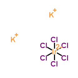 Dipotassium hexachloroiridate(2-) structure