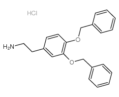 3,4-二苄氧基苯乙胺 盐酸盐结构式