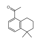 1-(5,5-dimethyl-5,6,7,8-tetrahydro-1-naphthyl)ethan-1-one结构式