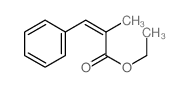 2-Propenoic acid,2-methyl-3-phenyl-, ethyl ester结构式