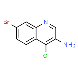 7-溴-4-氯喹啉-3-胺结构式