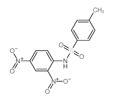 N-(2,4-dinitrophenyl)-4-methyl-benzenesulfonamide Structure