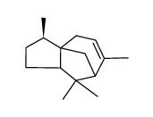 2,6,6,8-tetramethyltricyclo[5.3.1.0(1,5)]undec-8-ene结构式