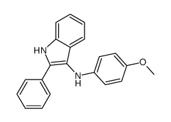 N-(4-methoxyphenyl)-2-phenyl-1H-indol-3-amine Structure