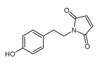 1-[2-(4-hydroxyphenyl)ethyl]pyrrole-2,5-dione Structure