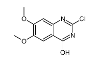 2-氯-6,7-二甲氧基-1H-喹唑啉-4-酮结构式