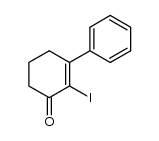 2-iodo-3-phenylcyclohex-2-enone结构式